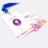 Muka Custom ID Badges, Personalized Lanyard Cards, Name Tags for Conference, School, Office, Concert