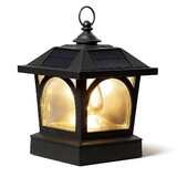 Classy Caps SLE758 Edison Solar Table Lantern/Post Cap