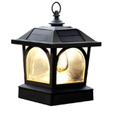 Classy Caps SLE758 Edison Solar Table Lantern/Post Cap