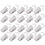 Aspire Shower Curtain Clips Hook 200 Pcs Drapery Clips Window Hardware Metal for Curtain Photos Home Decoration