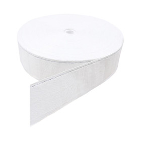 3.15" Pinch Pleat Tape 87.5 Yards for Curtain Hanging Drapes Hook Head Tape White