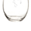 Cathy's Concepts FLA-1110 21 oz. Flamingo Stemless Wine Glasses