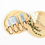 Cathy's Concepts FM2200 Fromage Gourmet 5pc. Cheese Board Set w/ Utensils