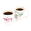 Cathy's Concepts H16-3900 Merry & Bright 20 oz. Large Coffee Mugs (Set of 2)
