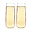 Cathy's Concepts HH1228-2 Hubby & Hubby Stemless Champagne Flutes