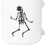 Cathy's Concepts HW16-3900-SK Dancing Skeletons Large 20 oz. Coffee Mug Set