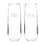 Cathy's Concepts MM1228-2 Mr. & Mrs. Stemless Champagne Flutes