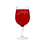 Cathy's Concepts V17-2232 My Valentine 25 oz. Novelty XL Wine Glass