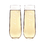 Cathy's Concepts WH1228-2 Hubby & Wifey Stemless Champagne Flutes