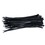 Aspire 200 Pcs 4 Inches Plastic Ties (White & Black), 18 Lb Tensile Nylon Cable Zip Ties