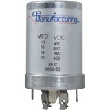 CE Manufacturing C-EC10X4-450 Capacitor 450V, 10/10/10/10µF, Electrolytic