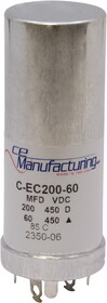 CE Manufacturing C-EC200-60 Capacitor - CE Mfg., 450V, 200/60 &#181;F