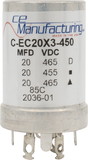 CE Manufacturing C-EC20X3-450 Capacitor 450V, 20/20/20µF, Electrolytic