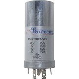 CE Manufacturing C-EC20X3-525 Capacitor 525V, 20/20/20µF