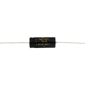 F&T C-ET16-475-FT Capacitor - F&amp;T, 475V, 16&#181;F, Axial Lead