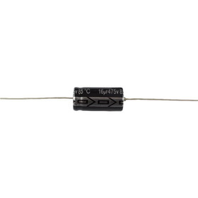 Generic C-ET16-475 Capacitor - 475V, Axial Lead Electrolytic, Capacitance: 16 uF