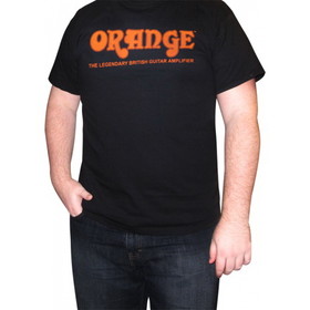 Orange G-875 T-Shirt - Black with Retro Orange Amps Logo