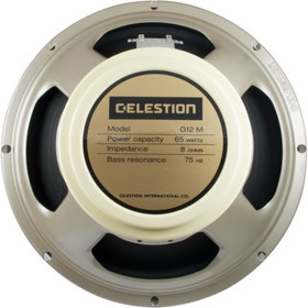 Celestion P-A-G12M-65 Speaker - Celestion, 12&quot;, G12M-65 Creamback, 65W