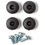Dunlop P-ECB-151 Rubber feet - Dunlop, for Crybaby, includes screws, Price/Package of 4