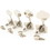 Gotoh P-GGT-108 Tuners - Gotoh, GB10, for Bass, 4 In Line, Nickel, Price/Package of 4