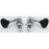 Gotoh P-GGT-15-C Tuners - Gotoh, Midsize 510 Black Plastic, Chrome, 3 per side, Price/Package of 6
