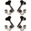 Gotoh P-GGT-17-X Tuners - Gotoh, Compact for Bass, 2 per side, Price/Package of 4