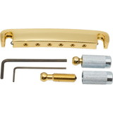 Gotoh P-GGT-19-G Tailpiece - Gotoh, Modern "Stop", 510, Gold
