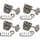 Gotoh P-GGT-39-N Tuners - Gotoh, Large Nickel for Bass, 4-in-a-line, Price/Package of 4