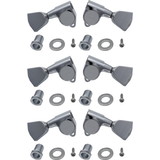 Gotoh P-GGT-49-C Tuners - Gotoh, Grover Style, Keystone, Chrome, 3 per side