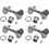 Gotoh P-GGT-57-LC Tuners - Gotoh, Res-O-Lite, Enclosed Bass, Chrome, 4 in line, Price/Package of 4