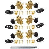 Gotoh P-GGT-75 Tuners - Gotoh, SD510, gold, round knobs, 3 per side