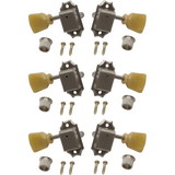 Gotoh P-GGT-80 Tuners - Gotoh, Relic, SD90, keystone, 3 per side, aged nickel
