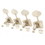 Gotoh P-GGT-98 Tuners - Gotoh, Relic, for Bass, 4-in-a-line, Aged Nickel, Price/Package of 4