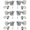 Grover P-GRV-103X Tuners - Grover, Rotomatic, &quot;Milk Bottle&quot;, 3 per side, Pearloid, Price/Package of 6