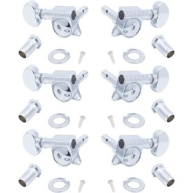 Grover P-GRV-406X Tuners - Grover, Mini Lock Rotomatic, 3 per side, 18:1