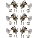 Grover P-GRV-V97N Tuners - Grover, Sta-Tite, 3 per side vertical, nickel