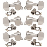 CE Distribution P-GTUN-1-C Tuners - Sealed, 45° Screw Mount, Schaller-style Knob, 3 per side