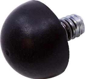 CE Distribution P-H1315 Rubber feet - 7/16" Dome Shape, Embedded 6-32 Screw