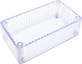 Hammond Manufacturing P-H1591CTCL Chassis Box - Hammond, 1591CTCL, Crystal Clear, Polycarbonate, 4.70 x 2.60 x 1.40&quot;