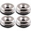 CE Distribution P-H239 Foot - Chrome Glides, 15/16&quot; diameter, Price/Package of 4