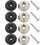CE Distribution P-H239 Foot - Chrome Glides, 15/16&quot; diameter, Price/Package of 4