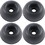 CE Distribution P-H253 Foot - Rubber, 3/8&quot; height x 15/16&quot; diameter, Price/Package of 4