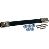 CE Distribution P-H261-SET Handle - Black strap, Silver Caps and mounting hardware