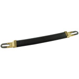 Marshall P-H295 Handle - Marshall Style, Black, Gold Ends, Vintage Strap, Large