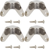 Fender P-H299 Corners - Fender, for amplifier, Nickel, 2-Hole with hardware