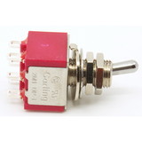 Carling P-H5410 Switch - Carling, Mini Toggle, DPDT, 2 Position, Solder Lugs, Short Bat