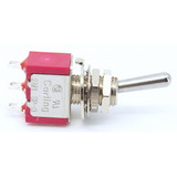Carling P-H5412 Switch - Carling, Mini Toggle, SPDT, 3 Position, Solder Lug
