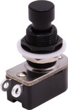 CE Distribution P-H605-BLK Footswitch - SPST, Momentary, Solder Lugs, Soft Switch, Black
