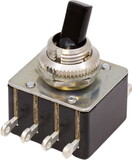 CE Distribution P-H713-22B Switch - Black Bat, Toggle, 4PST, Vintage Marshall Style, Solder Lugs