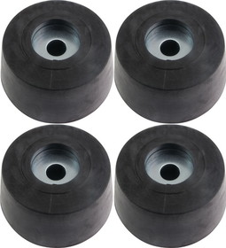 CE Distribution P-H9107 Foot - Rubber, 0.75" Tall, Tapered, 1.625" Top, 1.25" Bottom
